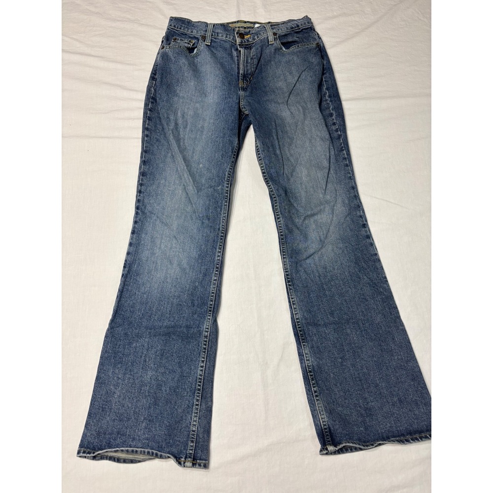 Old Navy Bootcut Jeans Womens 8 Short Blue Denim Just Below Waist Stretchy